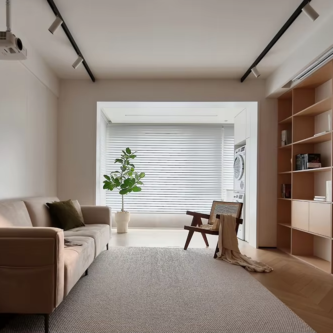 Interior Design And Construction - Sanhai Innendesign im japanischen Stil, Holz-3D-Rendering,