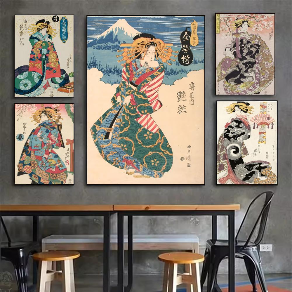 Retro-Poster mit japanischer G – Interior Design Minimalist Bewertung und Preis
