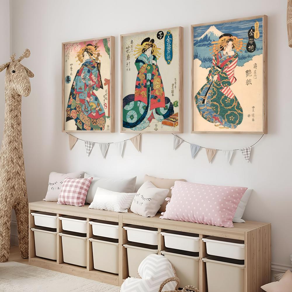 Retro-Poster mit japanischer G – Interior Design Minimalist Bewertung und Preis