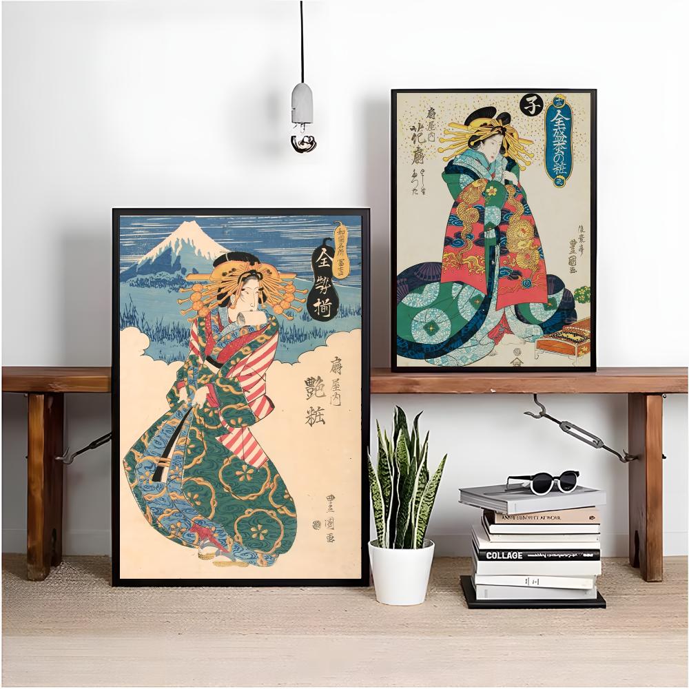 Retro-Poster mit japanischer G – Interior Design Minimalist Bewertung und Preis