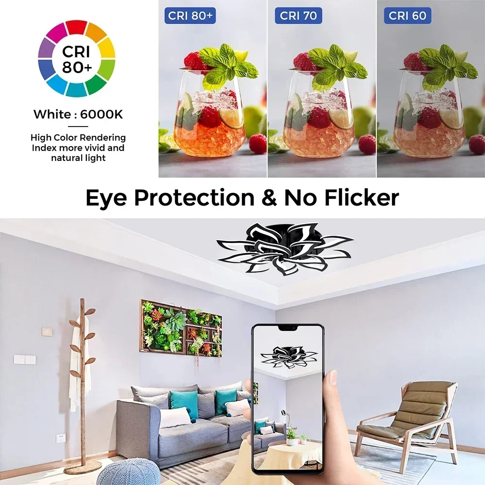 Designer LED Blütenblatt Kronl – Interior Design Studio Bewertung und Preis